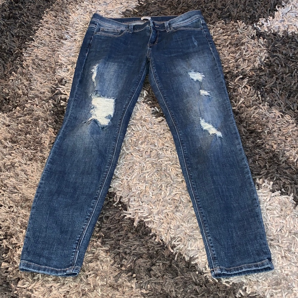 Sneak Peak size 9 Sexy Boyfriend Jeans inseam 29 good cond